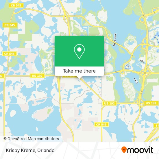 Krispy Kreme map