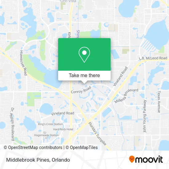 Mapa de Middlebrook Pines