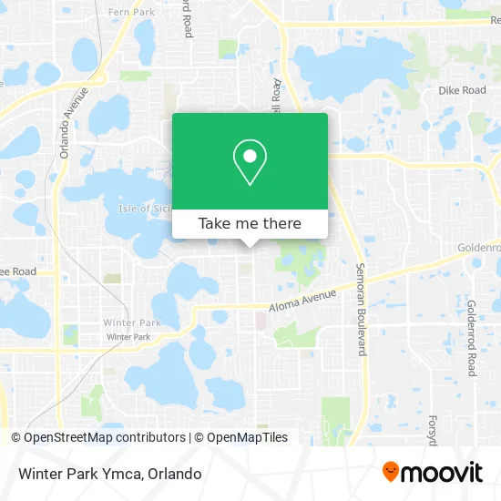 Winter Park Ymca map