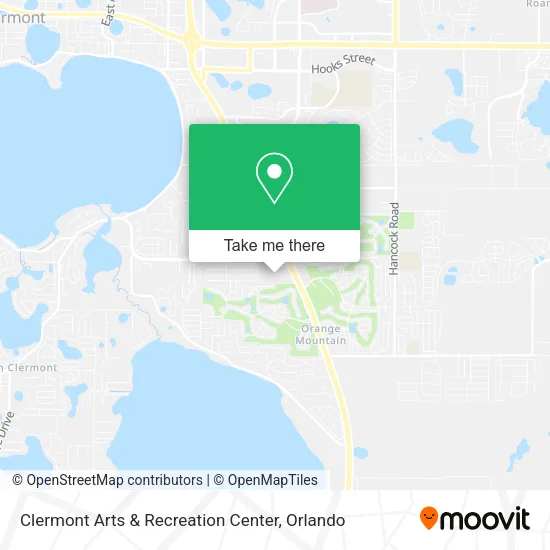 Clermont Arts & Recreation Center map