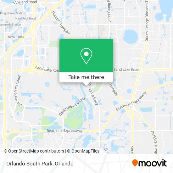 Orlando South Park map