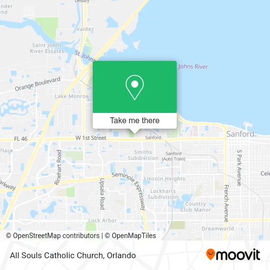 Mapa de All Souls Catholic Church