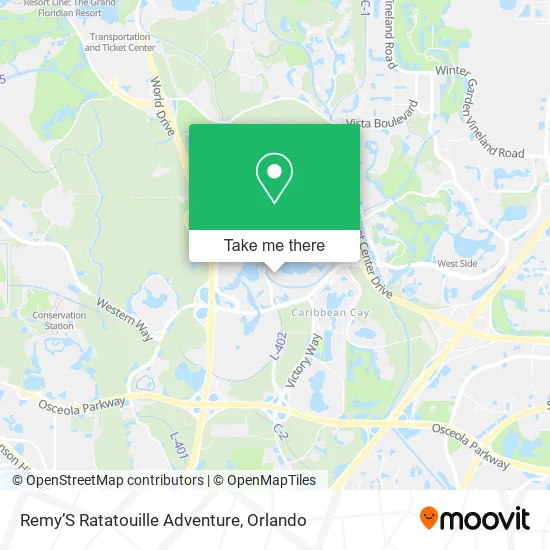 Mapa de Remy’S Ratatouille Adventure