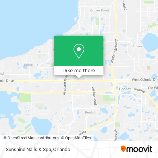 Sunshine Nails & Spa map