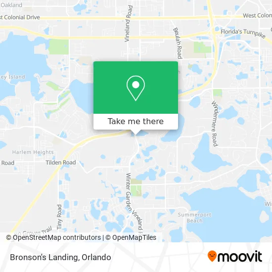 Bronson's Landing map