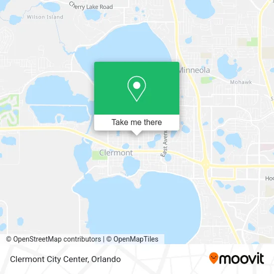 Clermont City Center map