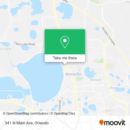Mapa de 341 N Main Ave