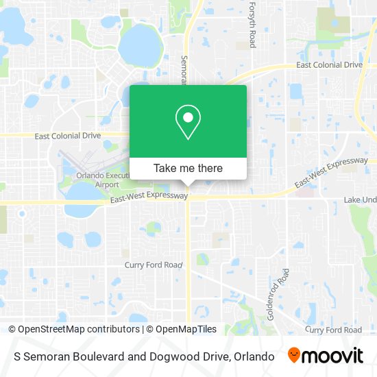 Mapa de S Semoran Boulevard and Dogwood Drive