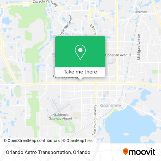 Orlando Astro Transportation map