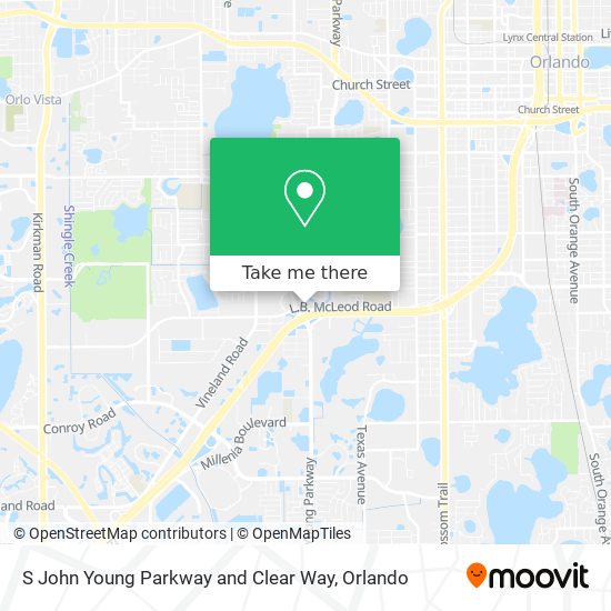 Mapa de S John Young Parkway and Clear Way