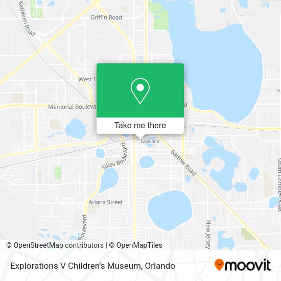 Mapa de Explorations V Children's Museum