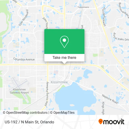 Mapa de US-192 / N Main St