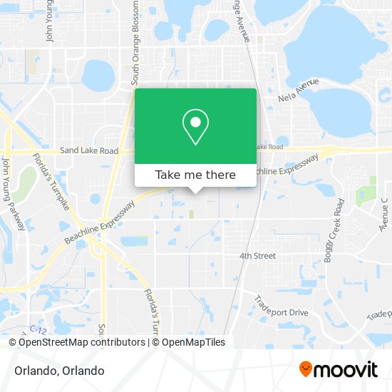 Orlando map