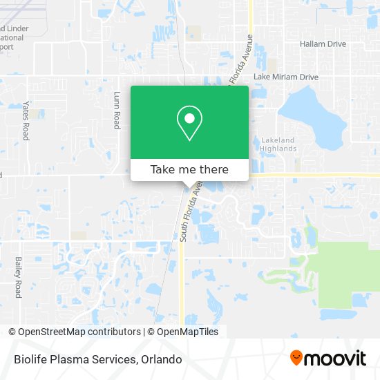 Biolife Plasma Services map