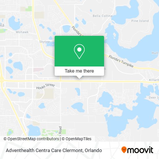Adventhealth Centra Care Clermont map