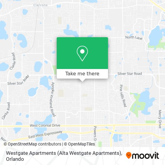 Westgate Apartments (Alta Westgate Apartments) map
