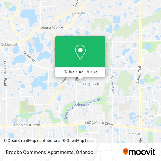 Mapa de Brooke Commons Apartments