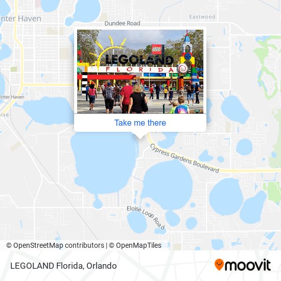 LEGOLAND Florida map