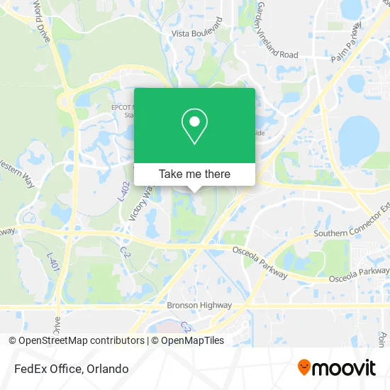 Mapa de FedEx Office