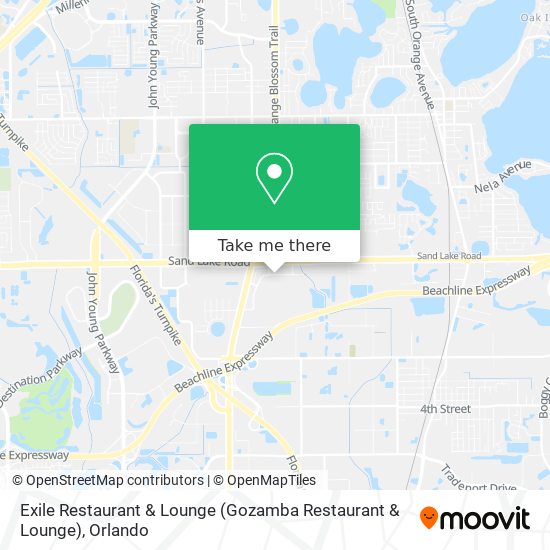 Exile Restaurant & Lounge (Gozamba Restaurant & Lounge) map