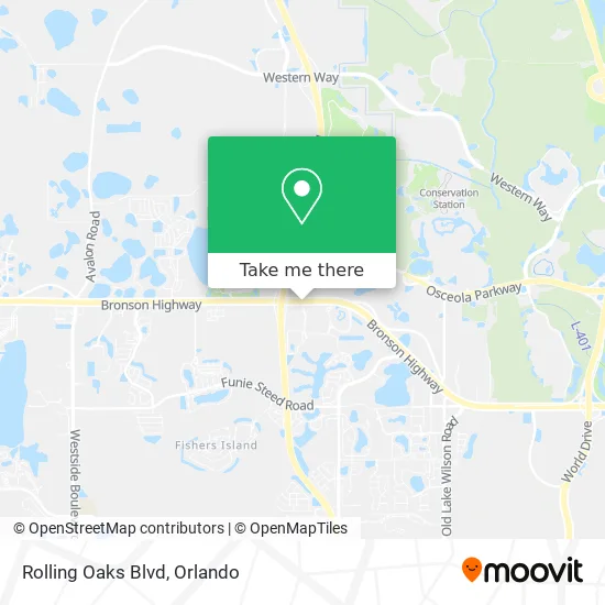 Rolling Oaks Blvd map