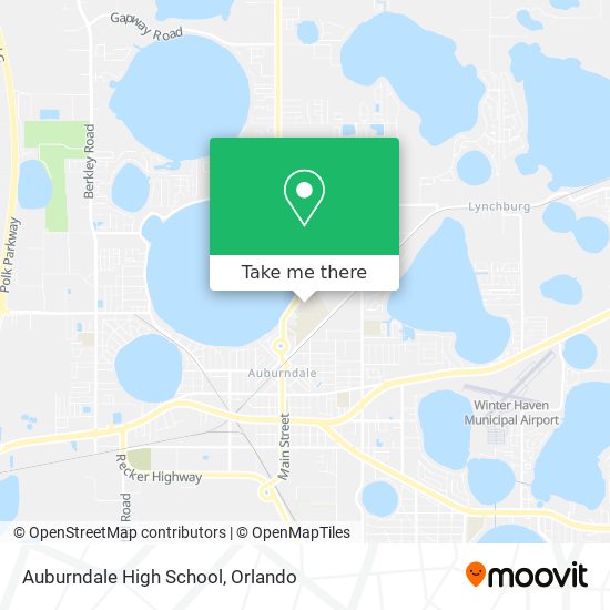 Auburndale High School map