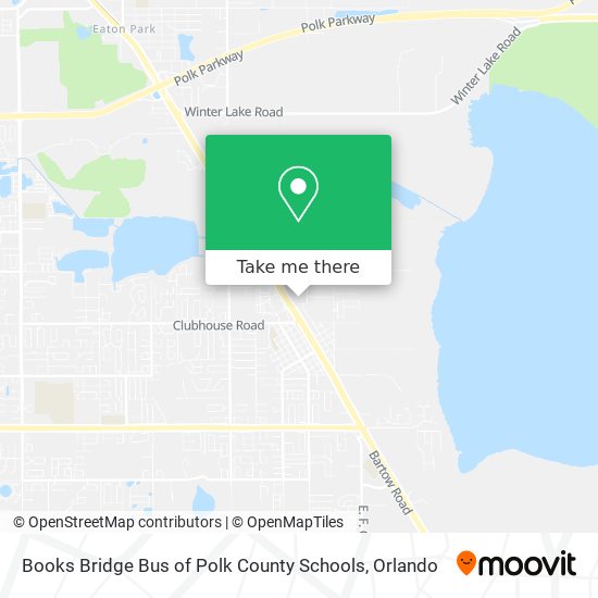 Books Bridge Bus of Polk County Schools map