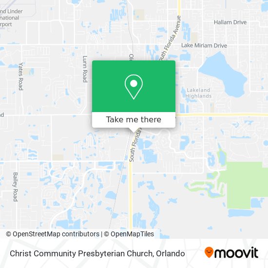 Mapa de Christ Community Presbyterian Church