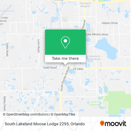 South Lakeland Moose Lodge 2295 map