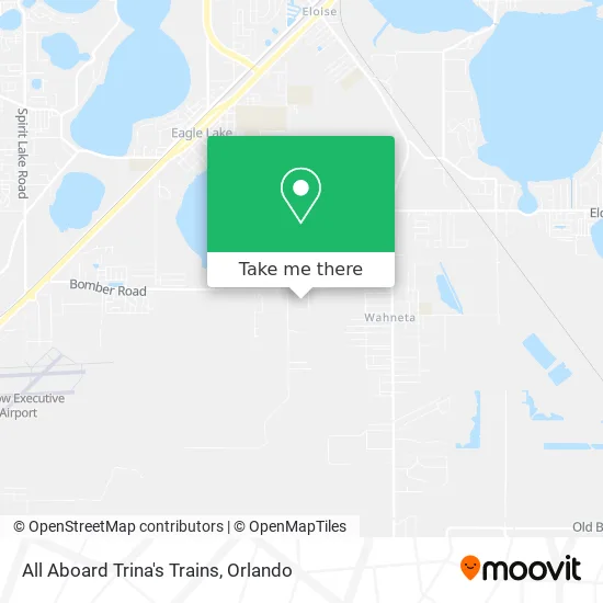 All Aboard Trina's Trains map