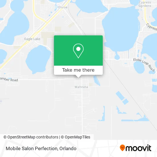 Mobile Salon Perfection map