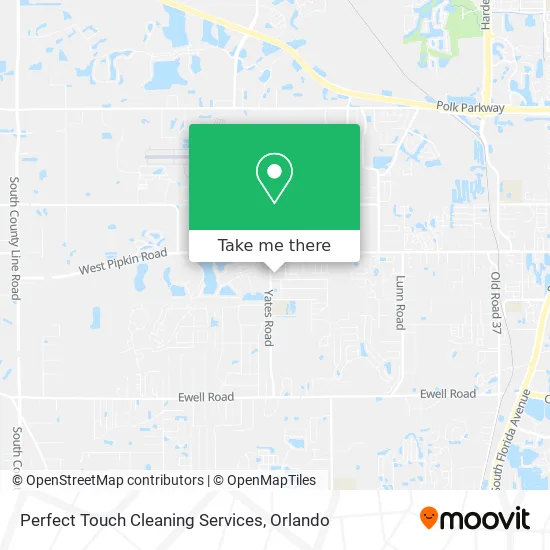 Perfect Touch Cleaning Services map