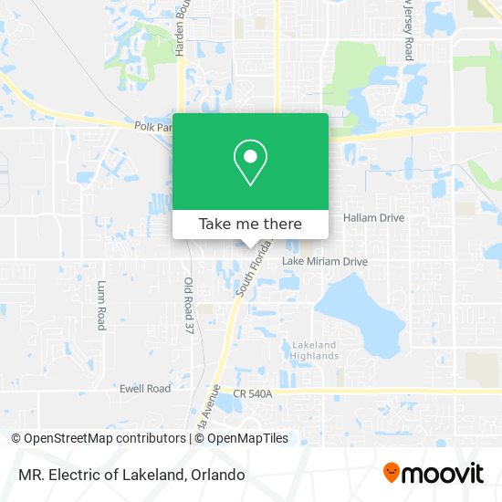 MR. Electric of Lakeland map