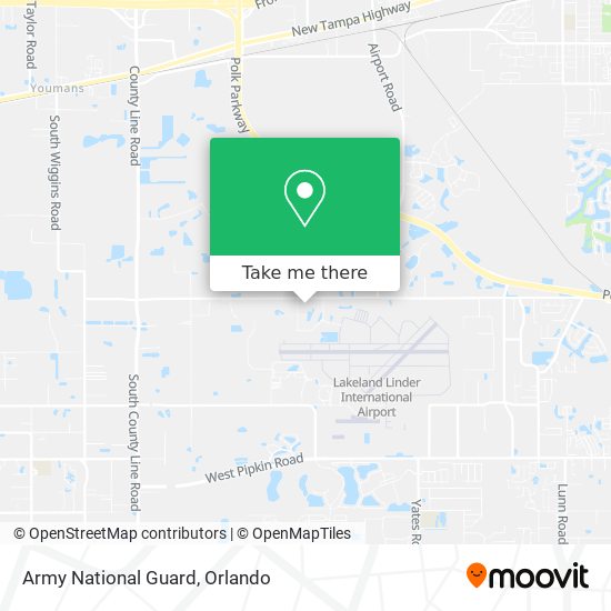 Army National Guard map