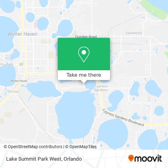 Lake Summit Park West map