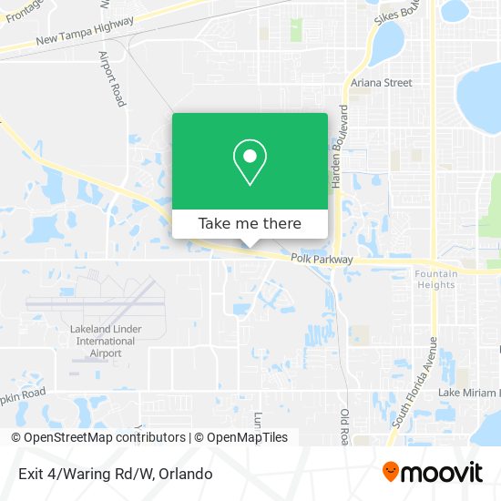 Mapa de Exit 4/Waring Rd/W