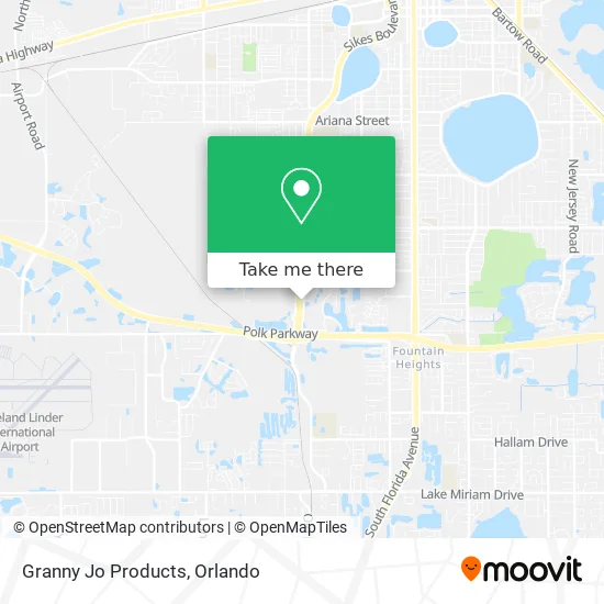 Granny Jo Products map