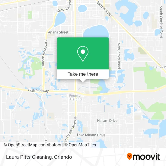 Laura Pitts Cleaning map