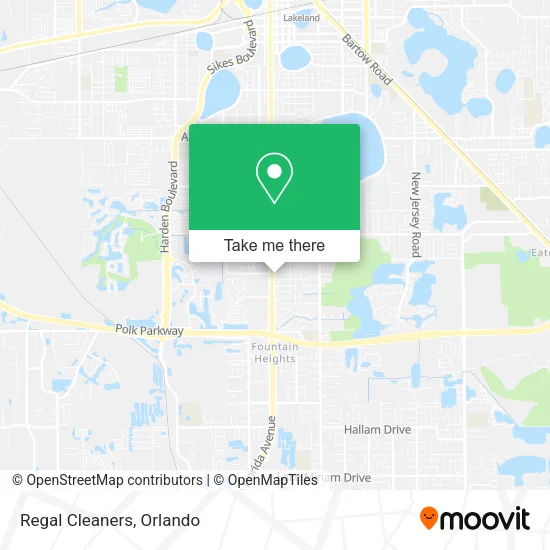 Regal Cleaners map