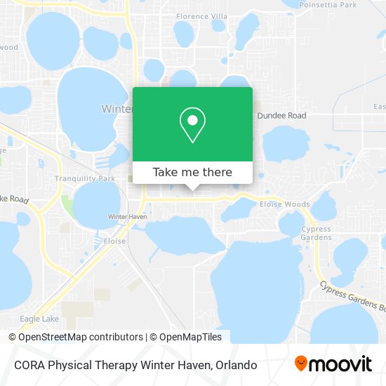 CORA Physical Therapy Winter Haven map