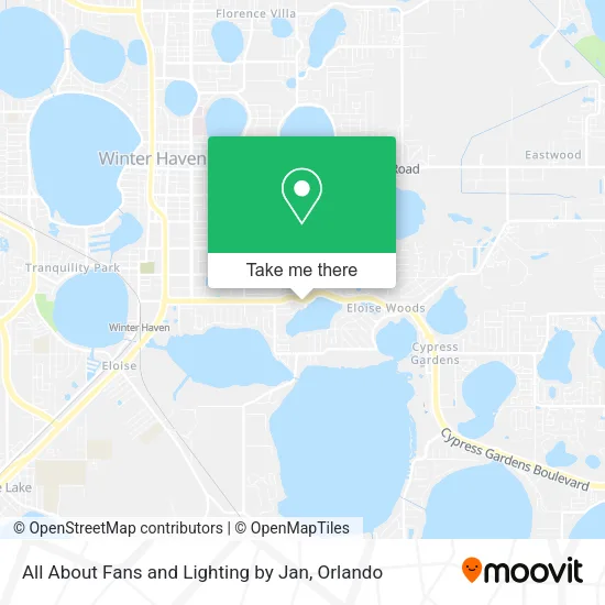 All About Fans and Lighting by Jan map