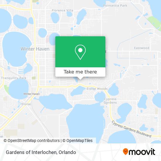 Gardens of Interlochen map