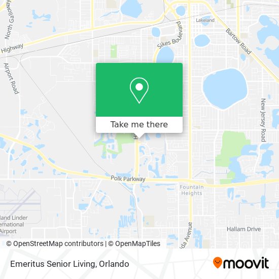 Emeritus Senior Living map