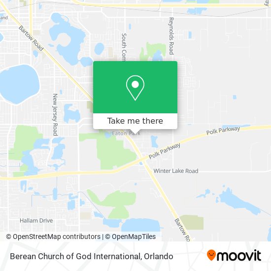 Berean Church of God International map