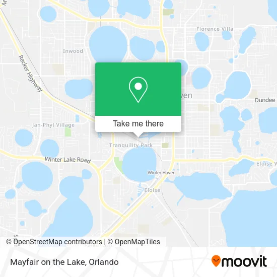 Mayfair on the Lake map