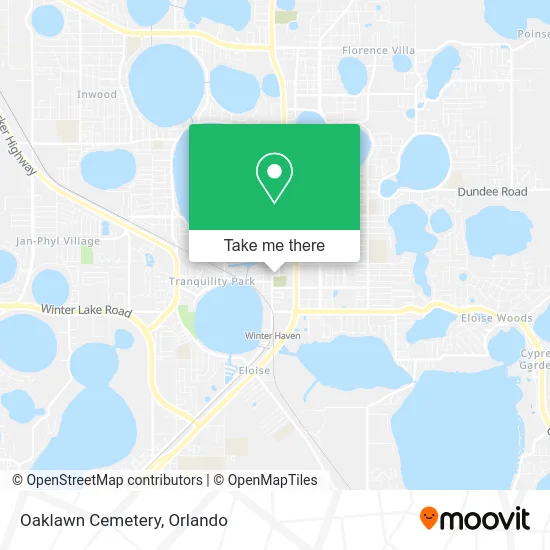 Oaklawn Cemetery map