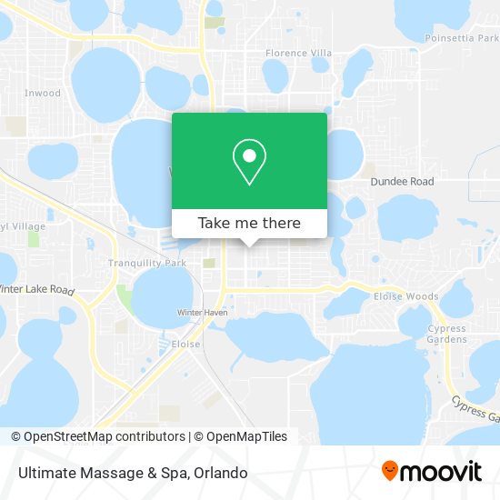 Ultimate Massage & Spa map