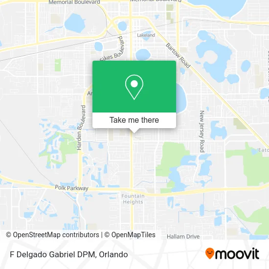 F Delgado Gabriel DPM map