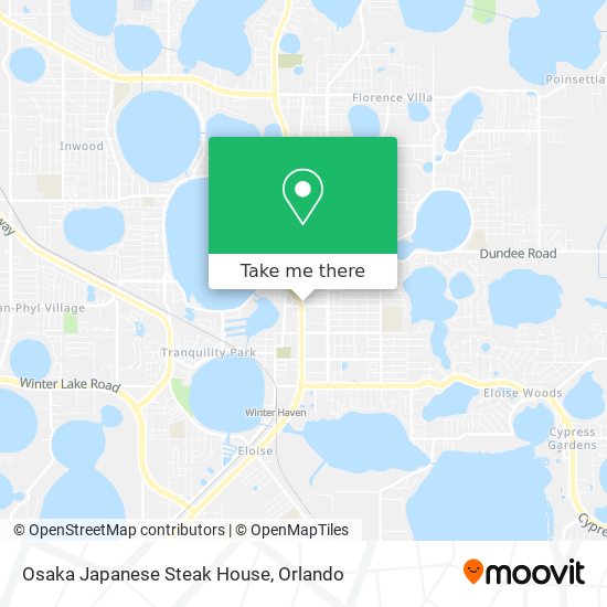 Osaka Japanese Steak House map