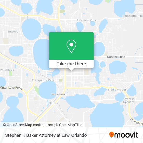 Mapa de Stephen F. Baker Attorney at Law
